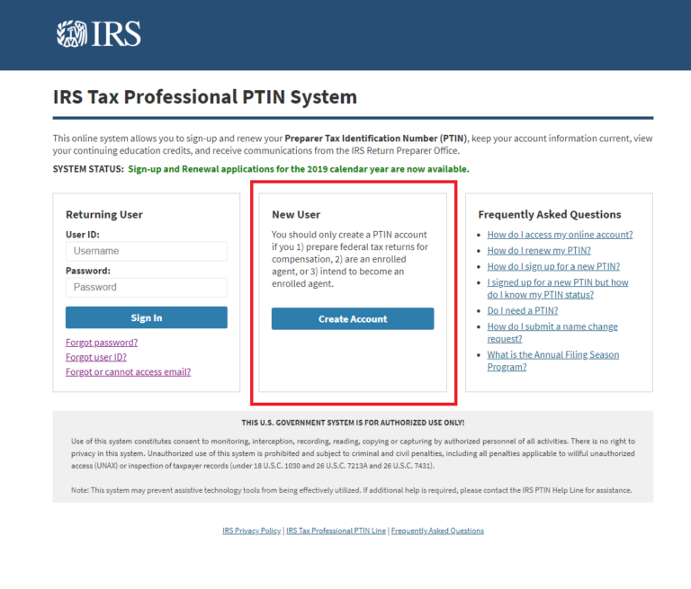 PTIN Application How to Guide